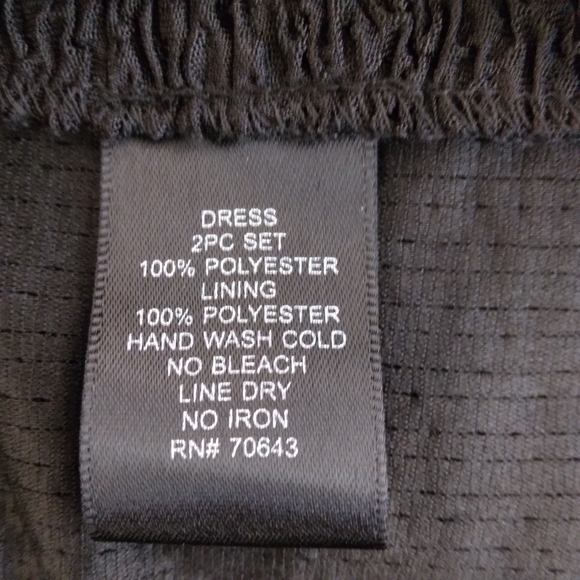 Size 18 Jessica Howard Black Sheath Dress Tank Sleeveless Textured - Picture 7 of 8